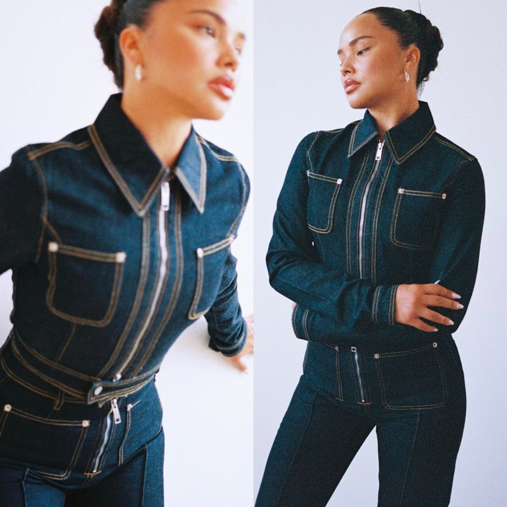 Women's Black Denim Jacket